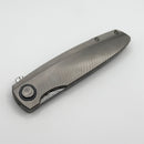 Holt Bladeworks Outlaw w/Titanium Feather Burnished Handles & Damasteel Vinland 158