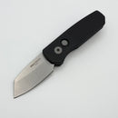 Pro-Tech Runt 5 w/ Black Textured Handle & Stonewash MagnaCut Reverse Tanto R5405 (Consignment)