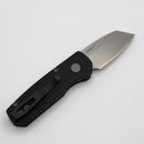 Pro-Tech Runt 5 w/ Black Textured Handle & Stonewash MagnaCut Reverse Tanto R5405 (Consignment)