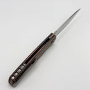 Holt Bladeworks Outlaw w/Titanium Flux Burnished Handles & Bohler M390, Near Mirror 157