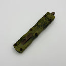 Microtech Dirac Double Edge Bronzed Apocalyptic & Bazooka Hex Camo 225-13APBOHXCS