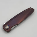 Holt Bladeworks Outlaw w/Titanium Flux Burnished Handles & Bohler M390, Near Mirror 157