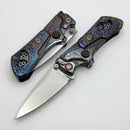 We Knife NexoMorph Flamed Titanium Handle w/ Hand Rubbed M390 WE24037B-3