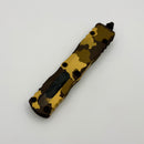 Microtech Dirac Gold Camo D/E Full Serrated M390MK 225-3GCS-Z4