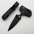We Knife NexoMorph Black Titanium Handle w/ Black Stonewash M390 WE24037B-1