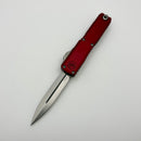 Microtech UTX-70 Gen IV w/ Merlot Handle & D/E Stonewashed M390MK 11474-10MR