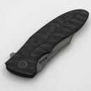 We Knife VARG Flamed Titanium w/ Rose Carbon Fiber & Grey Stonewashed Magnacut WE25074-3