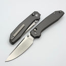 Civivi Elite Tessera Diamond Pattern Gray Aluminum Handle w/ S35VN CE26029-1