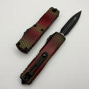 Microtech UTX-85 Gen IV Red X-51 Handle w/ D/E M390MK Signature Series 12324-1RDX51S