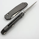 Civivi Elite Tessera Diamond Pattern Gray Aluminum Handle w/ S35VN CE26029-1
