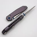 Civivi Elite Tessera Diamond Pattern Purple Aluminum Handle w/ S35VN CE26029-2