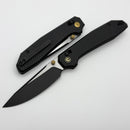 Civivi Elite Tessera Diamond Pattern Black Aluminum Handle w/ Black S35VN CE26029-3