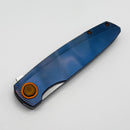 Holt Bladeworks Outlaw w/Titanium Burnished Handles & Bohler M390, Near Mirror 166
