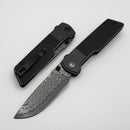 Civivi Zygon Gray G-10 w/ Carbon Fiber Overlay Handle w/ Damascus Blade C25035B-DS1