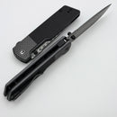 Civivi Zygon Gray G-10 w/ Carbon Fiber Overlay Handle w/ Damascus Blade C25035B-DS1