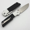 Civivi Zygon White & Black G-10 Handle w/ Satin Nitro-V Blade C25035C-1