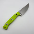 Microtech Akris w/ High Visibility G-10 Handles & Stonewash M390MK w/ Black leather Sheath 95-10HV-2
