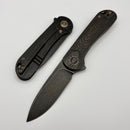 We Knife Elementum Bronze Titanium Handle w/ Black Stonewash MagnaCut WE18062XA-3
