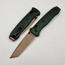 Benchmade Bailout Taiga Green Aluminum Handles & S90V 537FE-2601