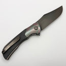 Blemish Tuya Knife Kharis Bead Blasted Integral handle w/ Black Carbon Fiber/Zirc Overlays & DLC M390