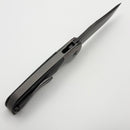 Blemish Tuya Knife Kharis Bead Blasted Integral handle w/ Black Carbon Fiber/Zirc Overlays & DLC M390