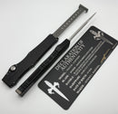 Marfione Custom Halo III Black Handle w/ Hand Rubbed Satin Clip Point M390MK