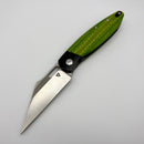Tuya Knife BE Seaxy BeEDC Design Titanium w/ Green Carbon Fiber & S90V
