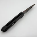 Medford Marauder Full Size Black Samurai Wrap Titanium Handles w/ 0.26" Vulcan 3V Drop Point