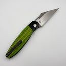 Tuya Knife BE Seaxy BeEDC Design Titanium w/ Green Carbon Fiber & S90V