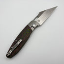 Tuya Knife BE Seaxy BeEDC Design Titanium w/ Watermelon CamoCarbon & S90V