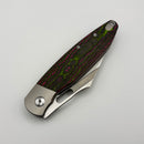 Tuya Knife BE Seaxy BeEDC Design Titanium w/ Watermelon CamoCarbon & S90V