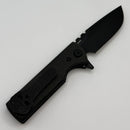 Chaves Knives T.A.K Blackout w/ Black Micarta & PVD Drop Point Elmax - Blue Label (Consignment)