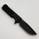 Chaves Knives T.A.K Blackout w/ Black Micarta & PVD Drop Point Elmax - Blue Label (Consignment)