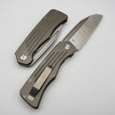 Tuya Knife Grit Titanium Handle w/ 14C28N Blade Big Jim Design