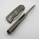 Tuya Knife Grit Titanium Handle w/ 14C28N Blade Big Jim Design