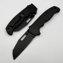 Demko AD20.5 Stealth Black Aluminum Handle w/ 20CV DLC Sharkfoot Blade