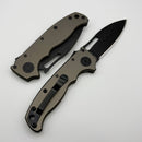 Demko AD20.5 Stealth Artillery Grey Aluminum Handle w/ 20CV DLC Slicershark Blade