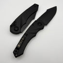 Heretic Knives Mini Pariah Auto Button Lock Black Polymer Handles w/ Black S/E MagnaCut H054-4A-T