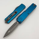 Microtech UTX-85 Gen IV w/ Blue Handle & Apocalyptic D/E M390MK 12324-10APBL