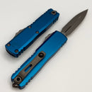 Microtech UTX-85 Gen IV w/ Blue Handle & Apocalyptic D/E M390MK 12324-10APBL