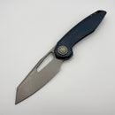 Vosteed Thunderbeast Vanchor Lock Blue Titanium Handles w/ Stonewashed M390 A4303