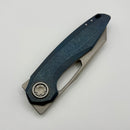 Vosteed Thunderbeast Vanchor Lock Blue Titanium Handles w/ Stonewashed M390 A4303