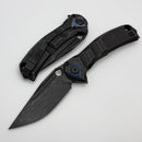Custom Knife Factory & Anthony Marfione Collaboration Ratax w/ Blackwash Titanium Integral Handle & Blackwash M398