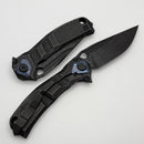 Custom Knife Factory & Anthony Marfione Collaboration Ratax w/ Blackwash Titanium Integral Handle & Blackwash M398