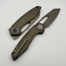 Vosteed Thunderbeast Vanchor Lock Acid Washed Titanium Handles w/ Acid Washed M390 A4302