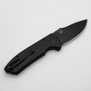 Pro-Tech SBR Short Bladed Rockeye Knurled Aluminum Black Handle & Black S35 Blade LG407 (Consignment)
