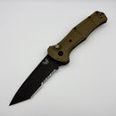 Benchmade Claymore Ranger Green Handle w/ 154CM Serrated Tanto 9071SBK-03