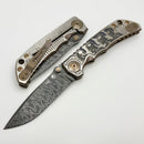 Spartan Blades Harsey Folder Marching Spartans w/ Damascus