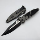 Microtech Socom Elite Manual Spear Point Black w/ Natural Clear Handle Signature Series 160-1NCSS