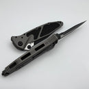 Microtech Socom Elite Manual Spear Point Black w/ Natural Clear Handle Signature Series 160-1NCSS